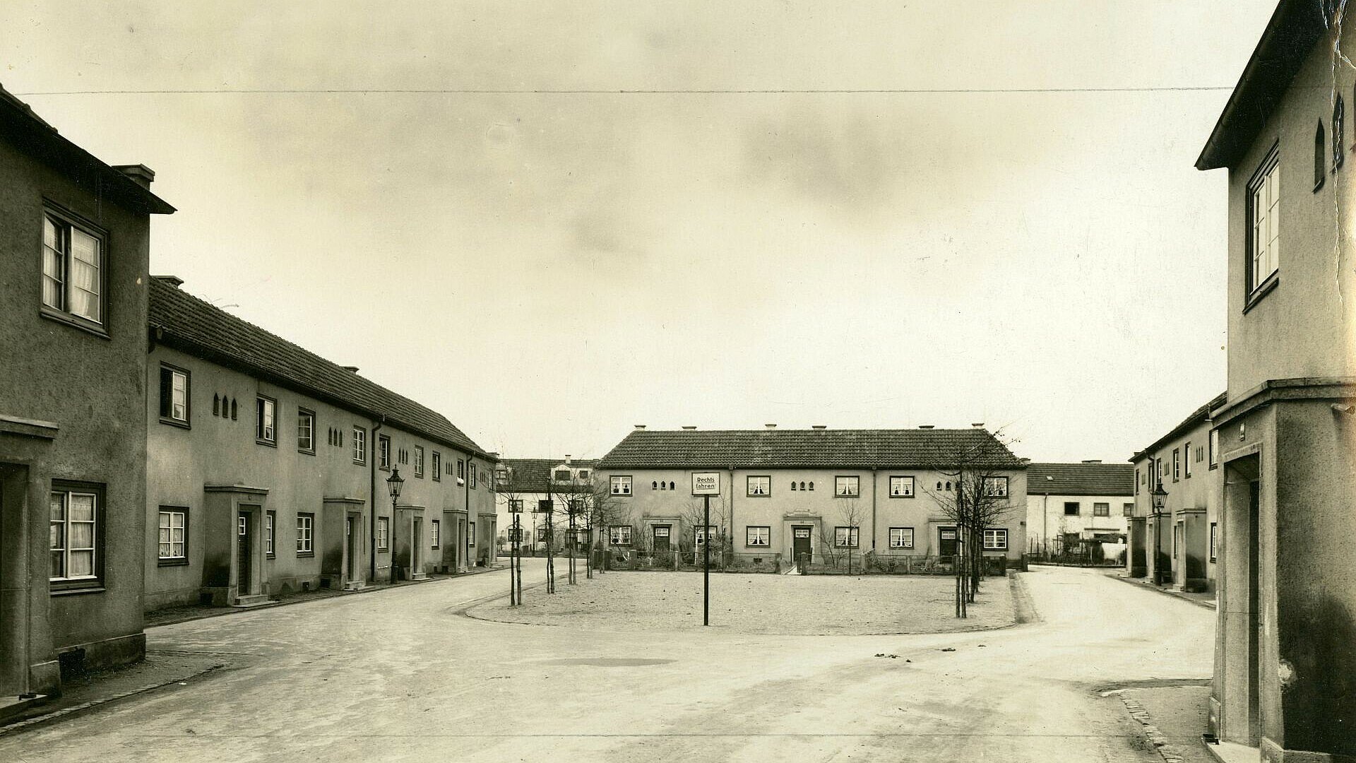 Historisches Foto von dem neuen Zuhause vieler Kölner in Mauenheim