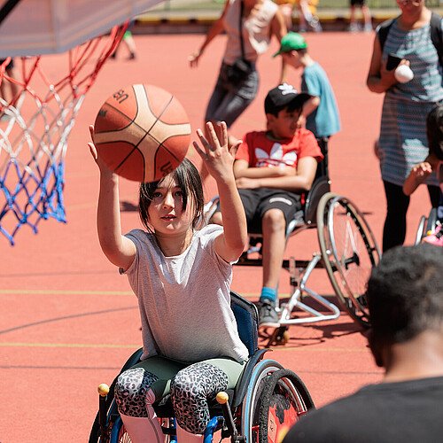 Kölner KinderSportFest - Rollstuhlbasketball