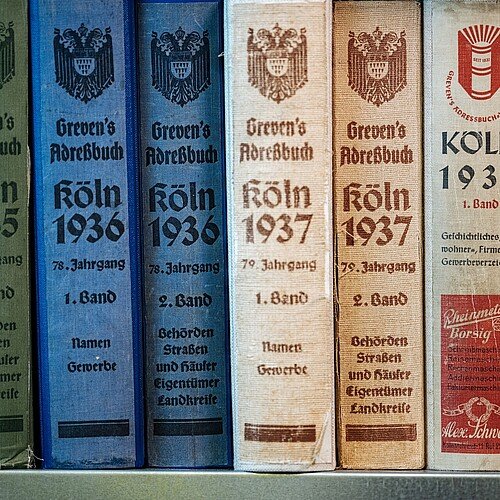 Kölner Adressbücher aus den 1930er Jahren