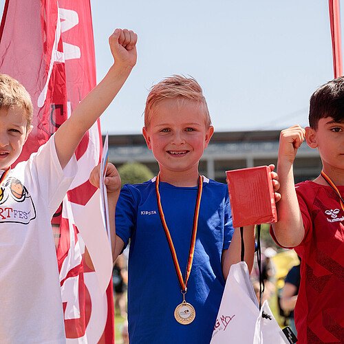 Kölner KinderSportFest - Siegerehrung